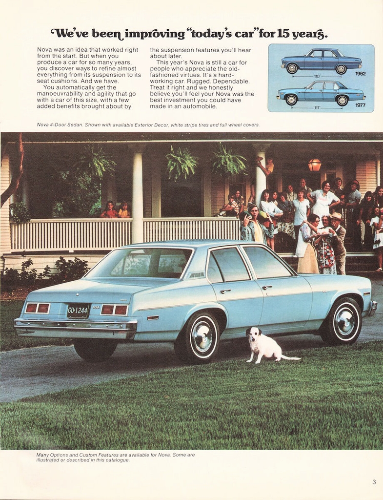 1977 Chevrolet Nova Canadian Brochure Page 3